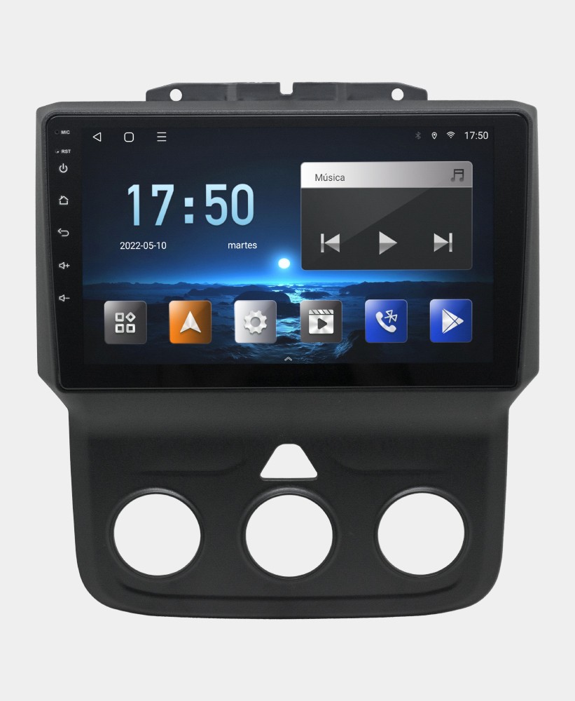 Estereo Dodge Ram 1500 2500 Carplay Android Auto 2013-2018