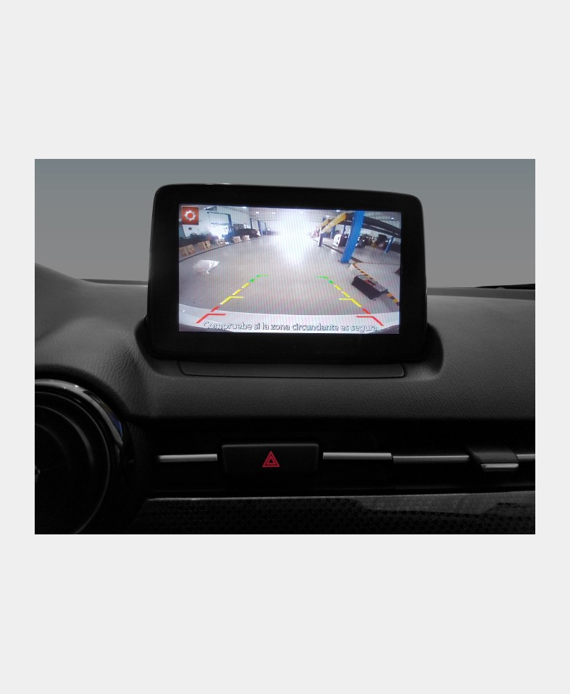 Mazda 2 Sedan 2019 Camara De Reversa Lineas Distancia Mazda2