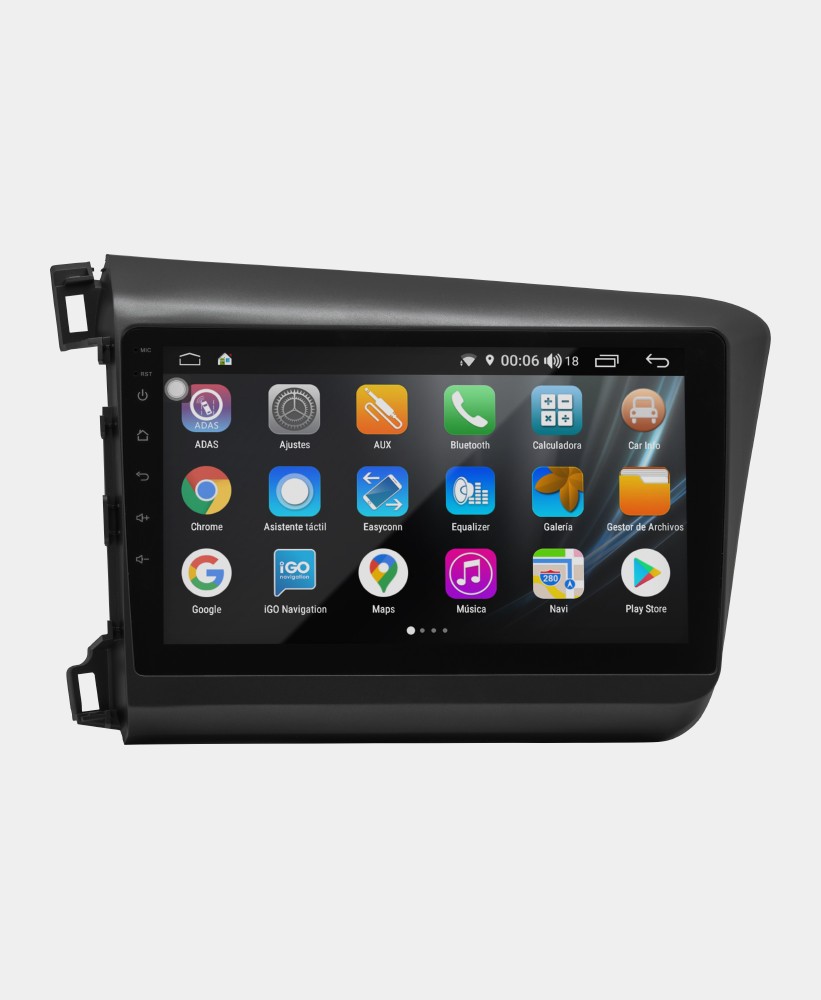 Auto Estereo Honda Civic 2012 Pantalla Carplay Android 9puLG